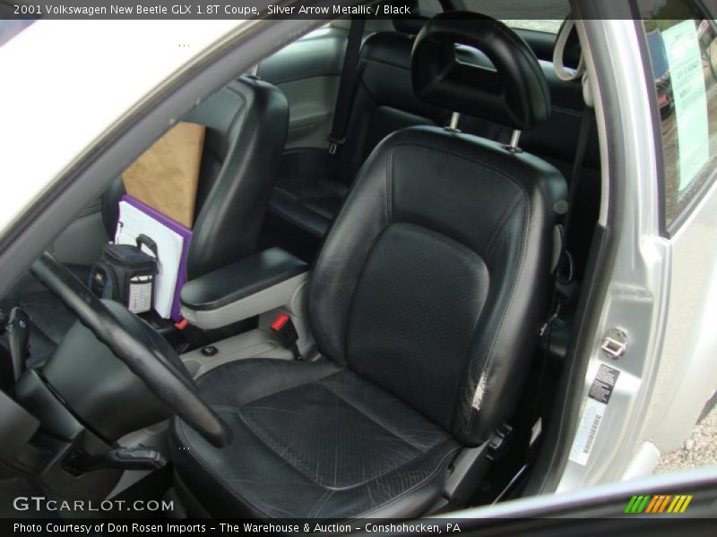 Silver Arrow Metallic / Black 2001 Volkswagen New Beetle GLX 1.8T Coupe