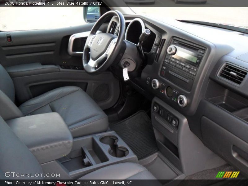 Steel Blue Metallic / Gray 2008 Honda Ridgeline RTL