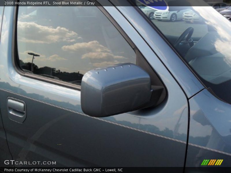 Steel Blue Metallic / Gray 2008 Honda Ridgeline RTL