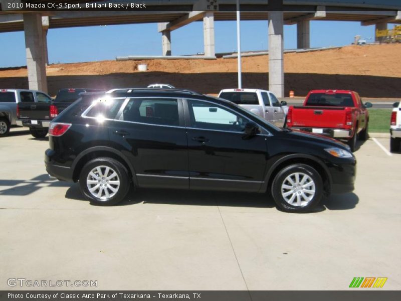 Brilliant Black / Black 2010 Mazda CX-9 Sport