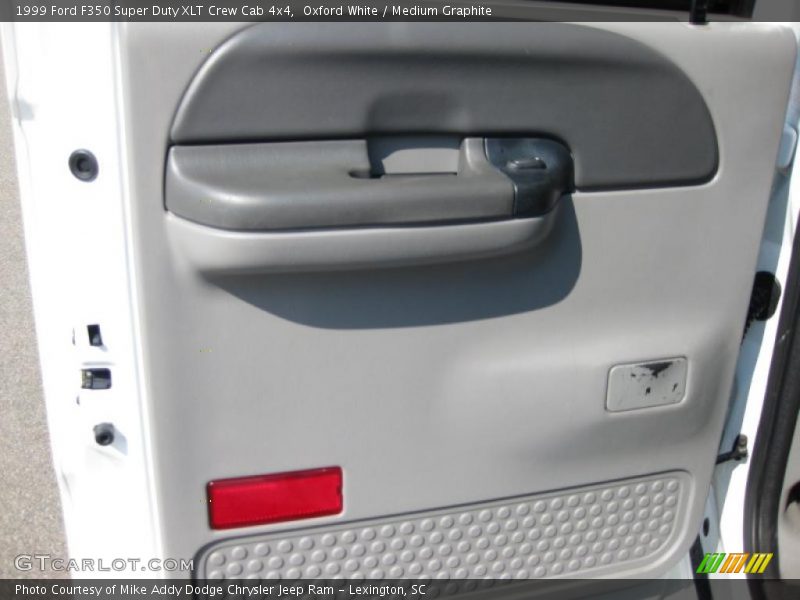Oxford White / Medium Graphite 1999 Ford F350 Super Duty XLT Crew Cab 4x4
