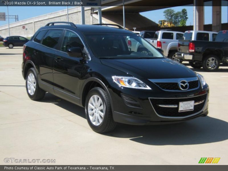 Brilliant Black / Black 2010 Mazda CX-9 Sport