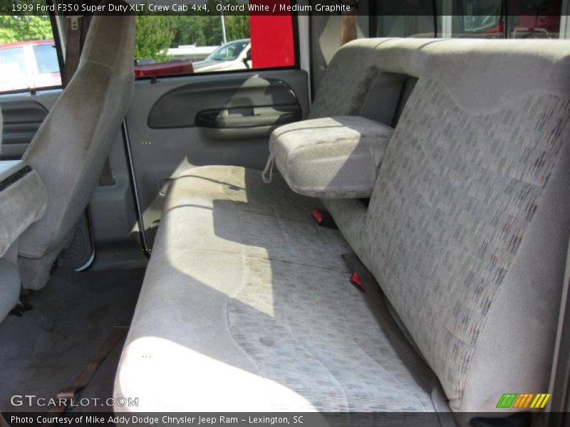 Oxford White / Medium Graphite 1999 Ford F350 Super Duty XLT Crew Cab 4x4