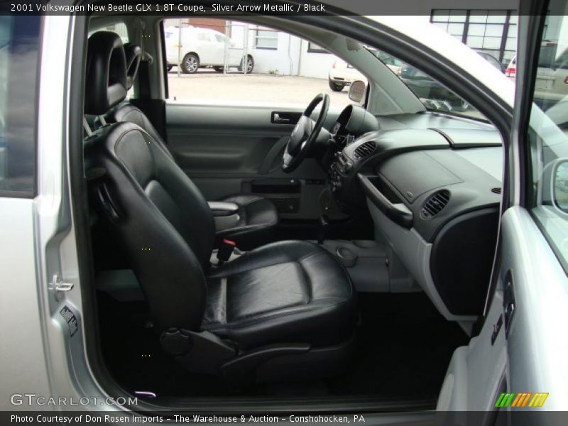 Silver Arrow Metallic / Black 2001 Volkswagen New Beetle GLX 1.8T Coupe