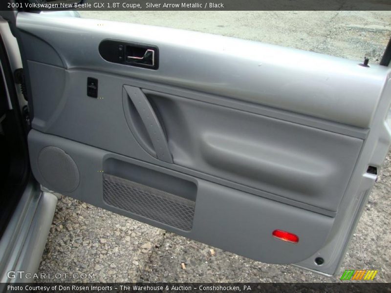 Silver Arrow Metallic / Black 2001 Volkswagen New Beetle GLX 1.8T Coupe