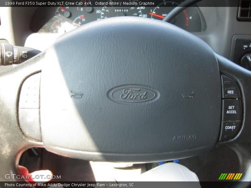 Oxford White / Medium Graphite 1999 Ford F350 Super Duty XLT Crew Cab 4x4