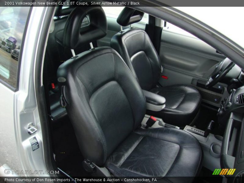 Silver Arrow Metallic / Black 2001 Volkswagen New Beetle GLX 1.8T Coupe