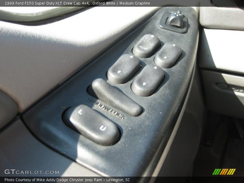 Oxford White / Medium Graphite 1999 Ford F350 Super Duty XLT Crew Cab 4x4
