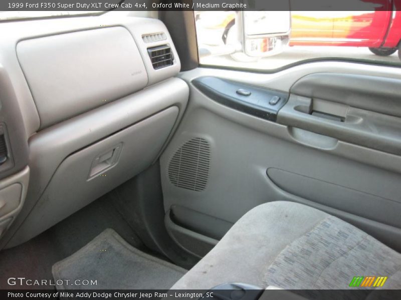 Oxford White / Medium Graphite 1999 Ford F350 Super Duty XLT Crew Cab 4x4