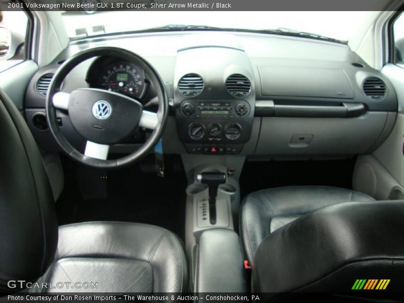 Silver Arrow Metallic / Black 2001 Volkswagen New Beetle GLX 1.8T Coupe