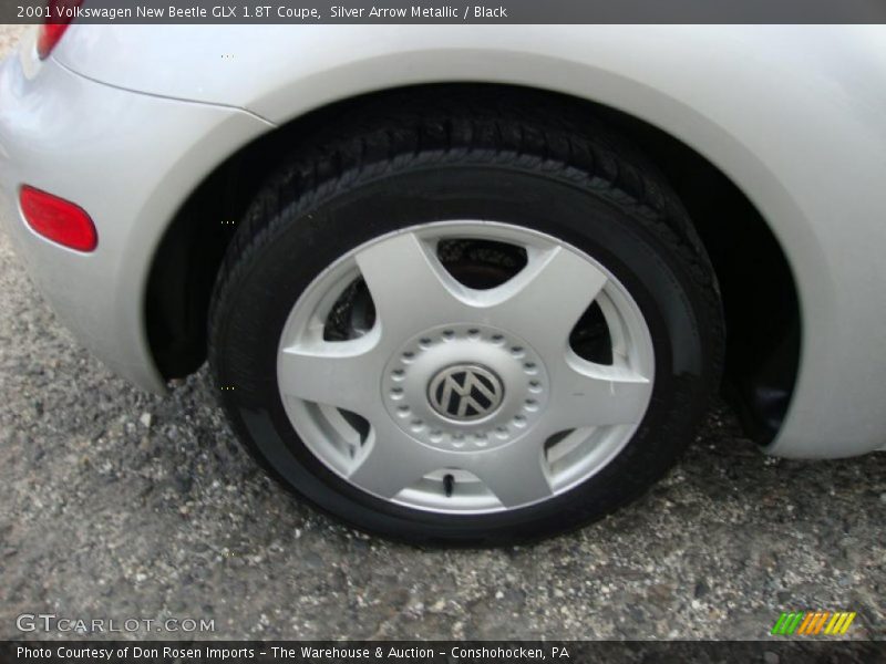 Silver Arrow Metallic / Black 2001 Volkswagen New Beetle GLX 1.8T Coupe