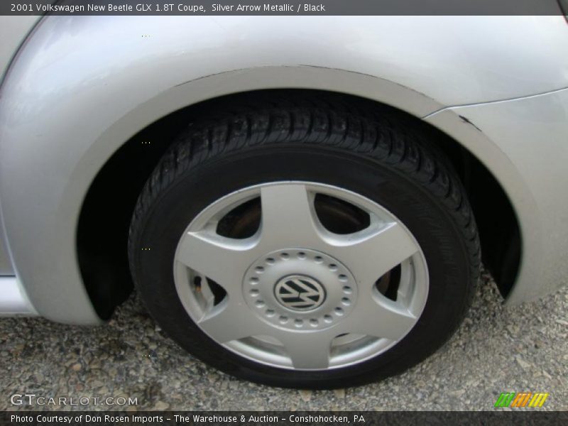 Silver Arrow Metallic / Black 2001 Volkswagen New Beetle GLX 1.8T Coupe