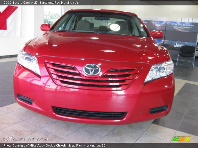 Barcelona Red Metallic / Ash 2009 Toyota Camry LE
