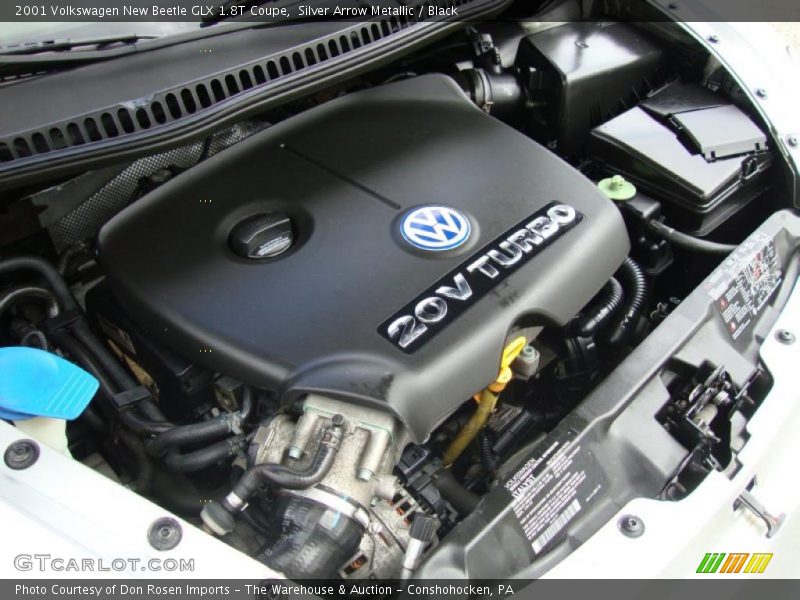 Silver Arrow Metallic / Black 2001 Volkswagen New Beetle GLX 1.8T Coupe