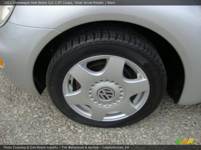 Silver Arrow Metallic / Black 2001 Volkswagen New Beetle GLX 1.8T Coupe