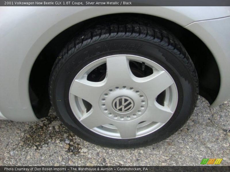 Silver Arrow Metallic / Black 2001 Volkswagen New Beetle GLX 1.8T Coupe