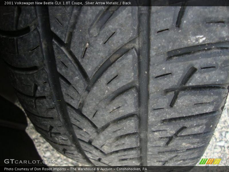 Silver Arrow Metallic / Black 2001 Volkswagen New Beetle GLX 1.8T Coupe