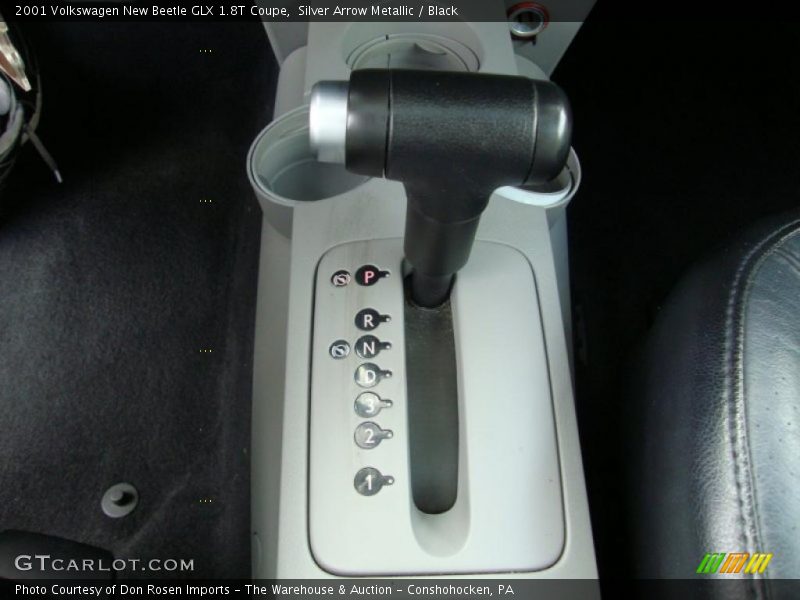 Silver Arrow Metallic / Black 2001 Volkswagen New Beetle GLX 1.8T Coupe
