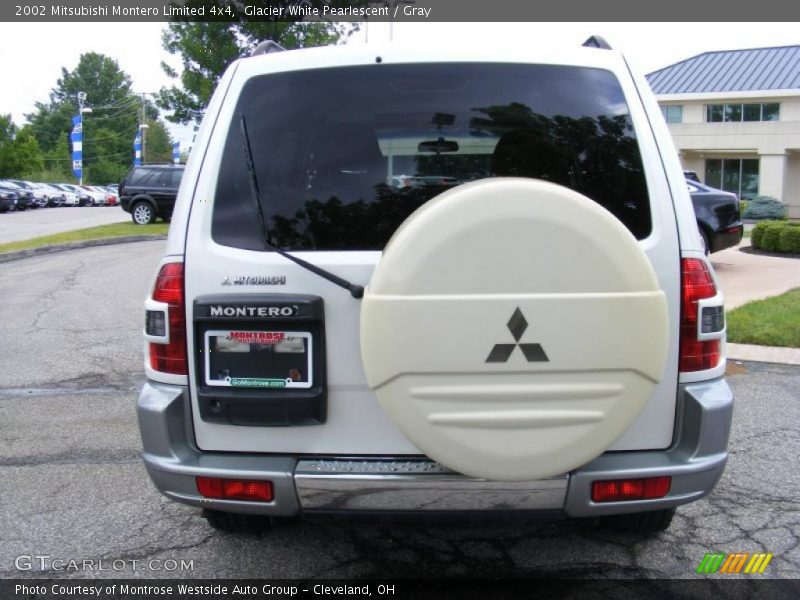Glacier White Pearlescent / Gray 2002 Mitsubishi Montero Limited 4x4