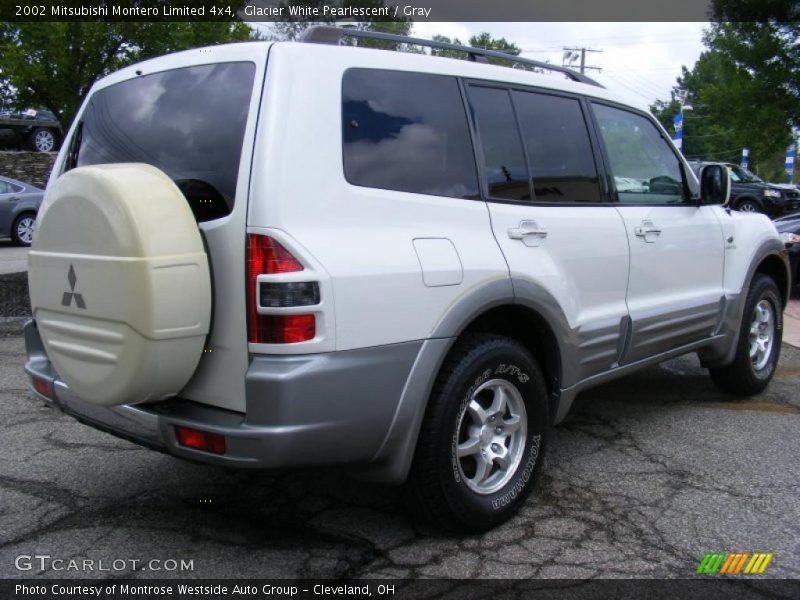 Glacier White Pearlescent / Gray 2002 Mitsubishi Montero Limited 4x4