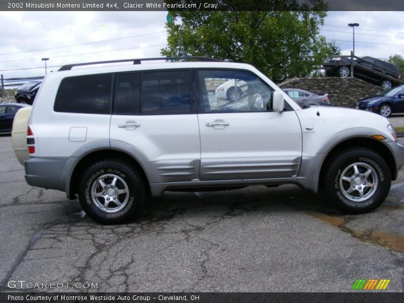 Glacier White Pearlescent / Gray 2002 Mitsubishi Montero Limited 4x4