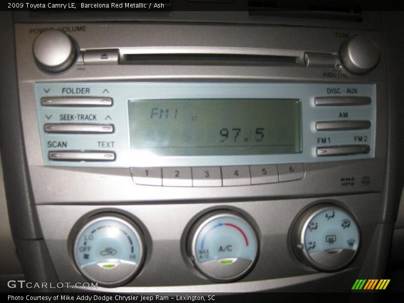 Barcelona Red Metallic / Ash 2009 Toyota Camry LE