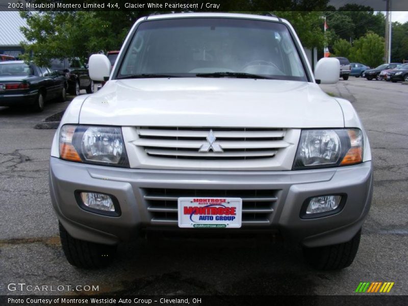 Glacier White Pearlescent / Gray 2002 Mitsubishi Montero Limited 4x4