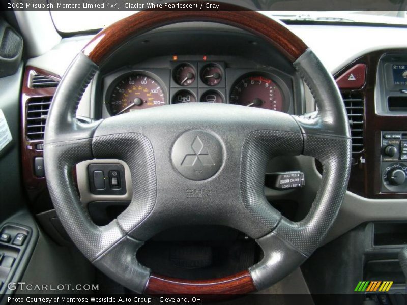 Glacier White Pearlescent / Gray 2002 Mitsubishi Montero Limited 4x4