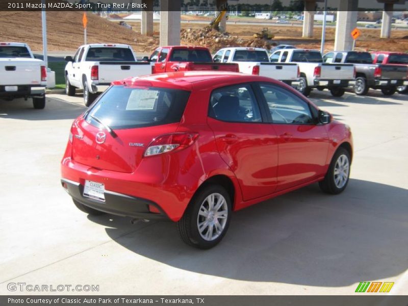 True Red / Black 2011 Mazda MAZDA2 Sport