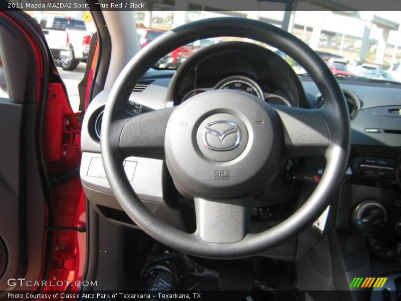 True Red / Black 2011 Mazda MAZDA2 Sport