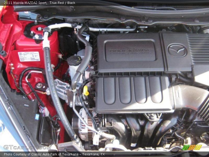True Red / Black 2011 Mazda MAZDA2 Sport