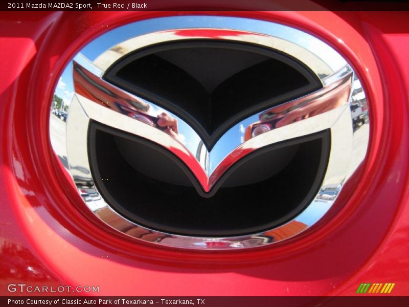 True Red / Black 2011 Mazda MAZDA2 Sport
