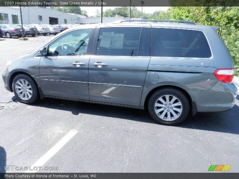 Slate Green Metallic / Gray 2007 Honda Odyssey Touring