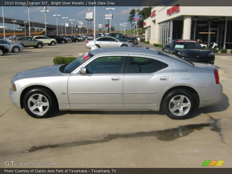 Bright Silver Metallic / Dark Slate Gray 2010 Dodge Charger SXT