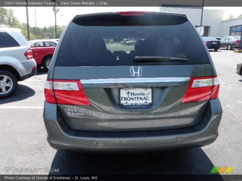 Slate Green Metallic / Gray 2007 Honda Odyssey Touring