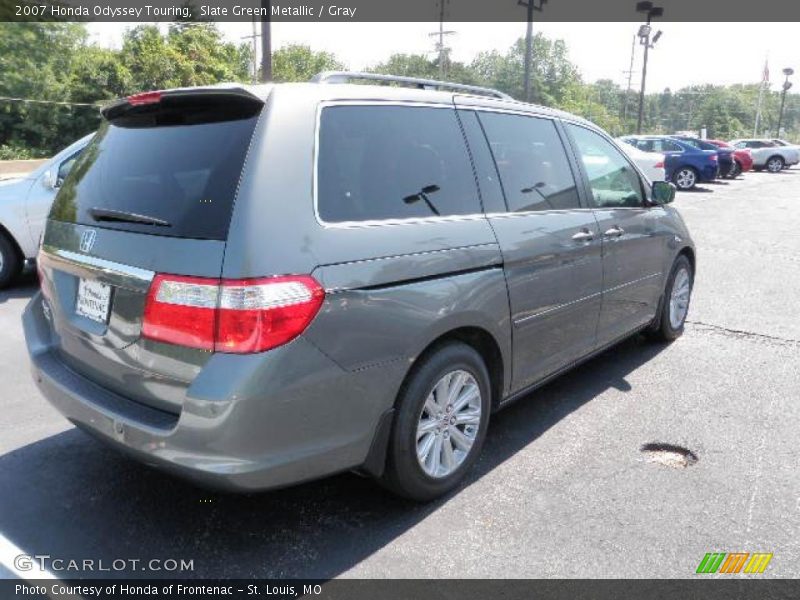 Slate Green Metallic / Gray 2007 Honda Odyssey Touring