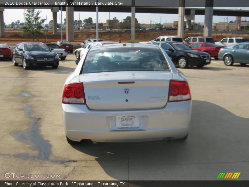 Bright Silver Metallic / Dark Slate Gray 2010 Dodge Charger SXT