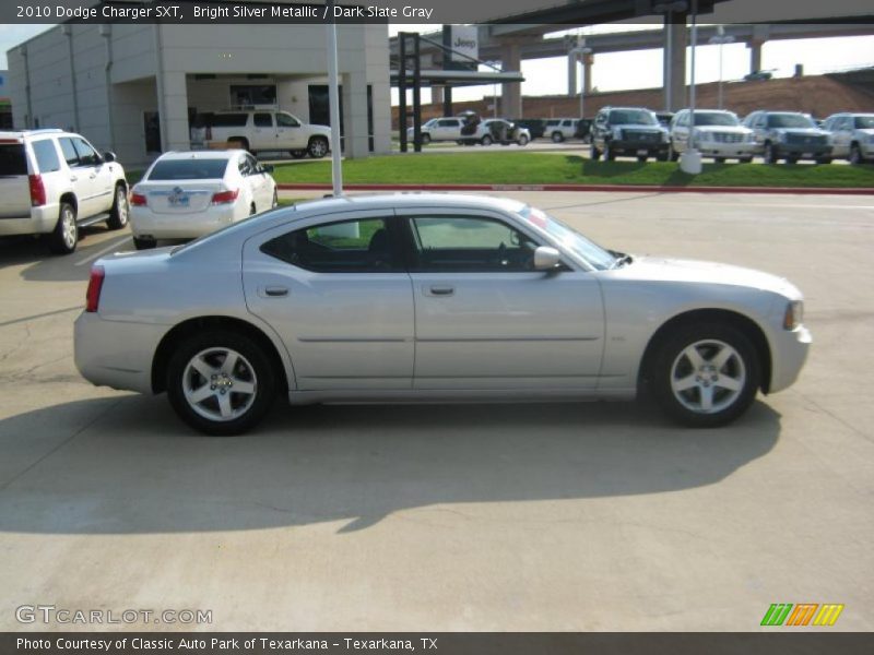 Bright Silver Metallic / Dark Slate Gray 2010 Dodge Charger SXT