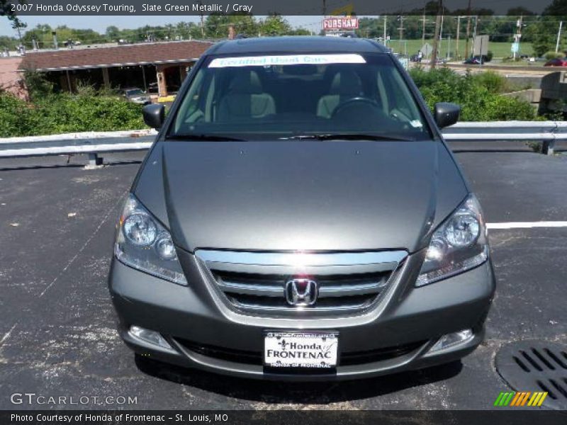 Slate Green Metallic / Gray 2007 Honda Odyssey Touring