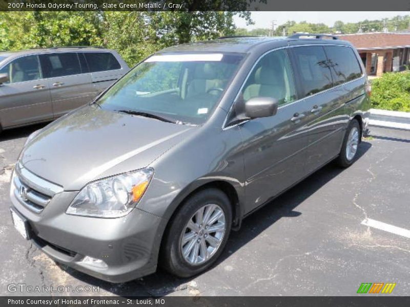 Slate Green Metallic / Gray 2007 Honda Odyssey Touring