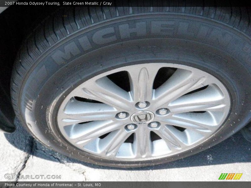 Slate Green Metallic / Gray 2007 Honda Odyssey Touring