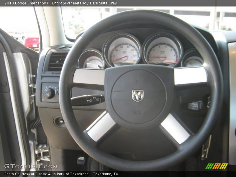 Bright Silver Metallic / Dark Slate Gray 2010 Dodge Charger SXT