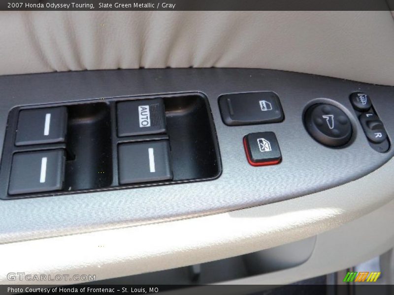 Slate Green Metallic / Gray 2007 Honda Odyssey Touring