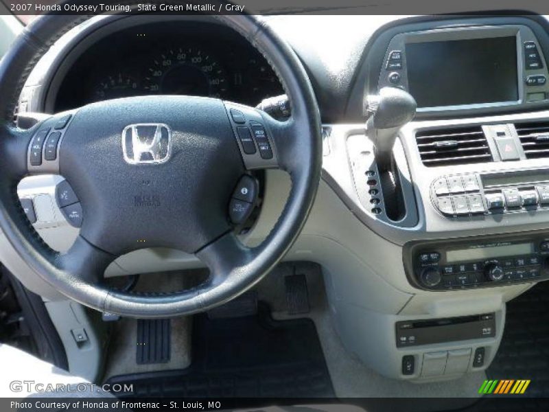 Slate Green Metallic / Gray 2007 Honda Odyssey Touring