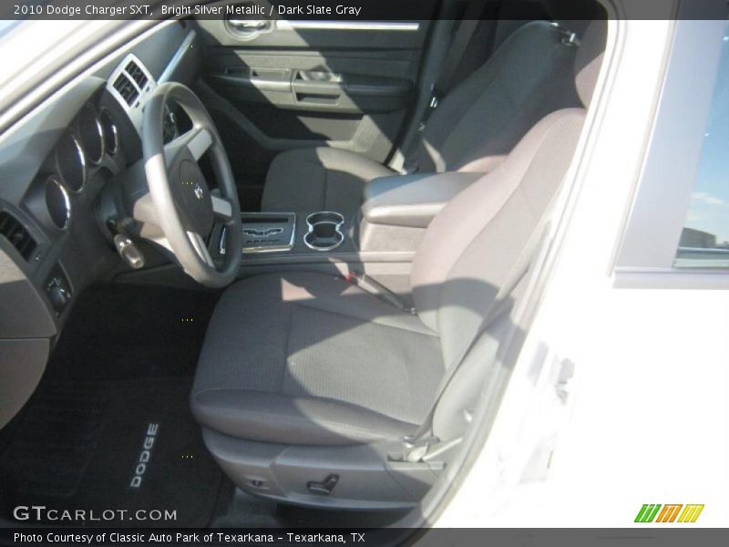 Bright Silver Metallic / Dark Slate Gray 2010 Dodge Charger SXT