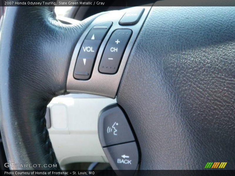 Slate Green Metallic / Gray 2007 Honda Odyssey Touring