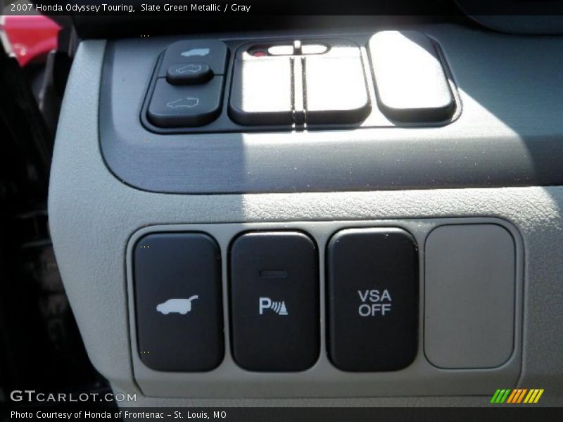 Slate Green Metallic / Gray 2007 Honda Odyssey Touring