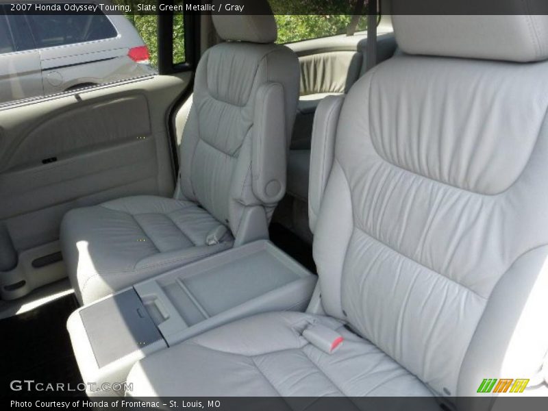 Slate Green Metallic / Gray 2007 Honda Odyssey Touring