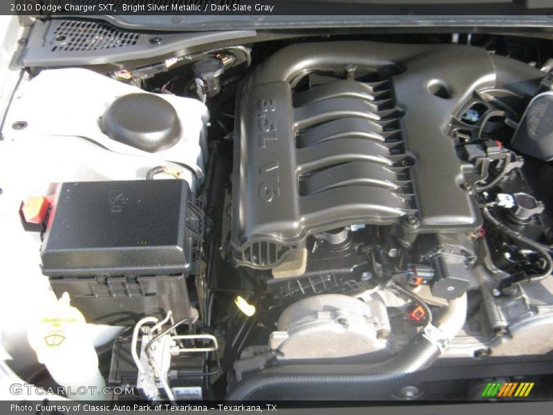 Bright Silver Metallic / Dark Slate Gray 2010 Dodge Charger SXT