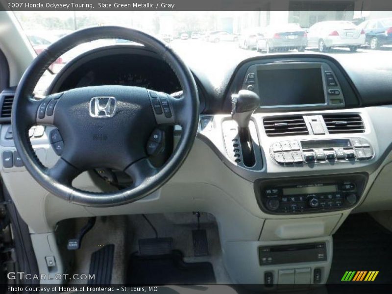 Slate Green Metallic / Gray 2007 Honda Odyssey Touring